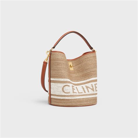 celine bucket 16 textile|Celine 16 small.